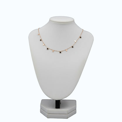 ✨ Elegant Rose Gold Charm Necklace ✨