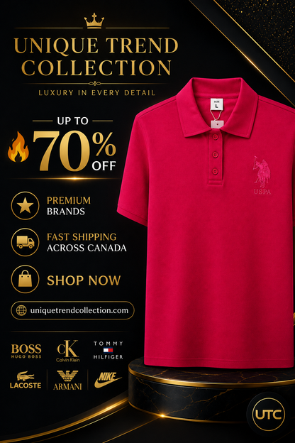 U.S. Polo Assn. Women's Premium Pink Classic Polo Shirt | Soft Cotton Casual Top