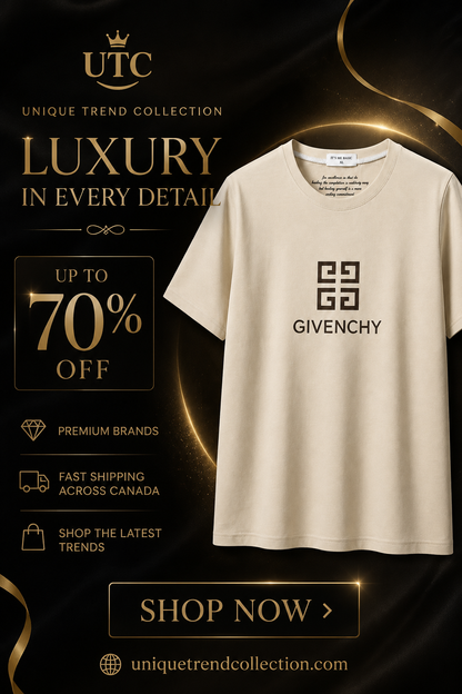 Givenchy Women's Premium Beige Logo Cotton T-Shirt | Luxury Short Sleeve Crew Neck Casual Tee