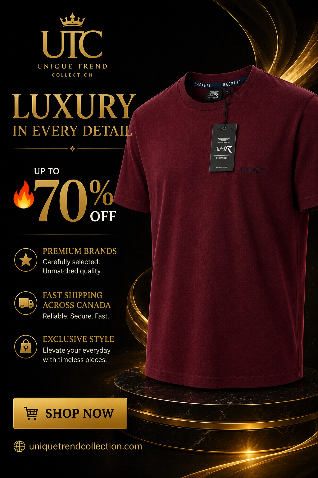 🔥 Premium Men's Crew Neck T-Shirt | Soft Cotton Blend | Luxury Everyday Style 👕