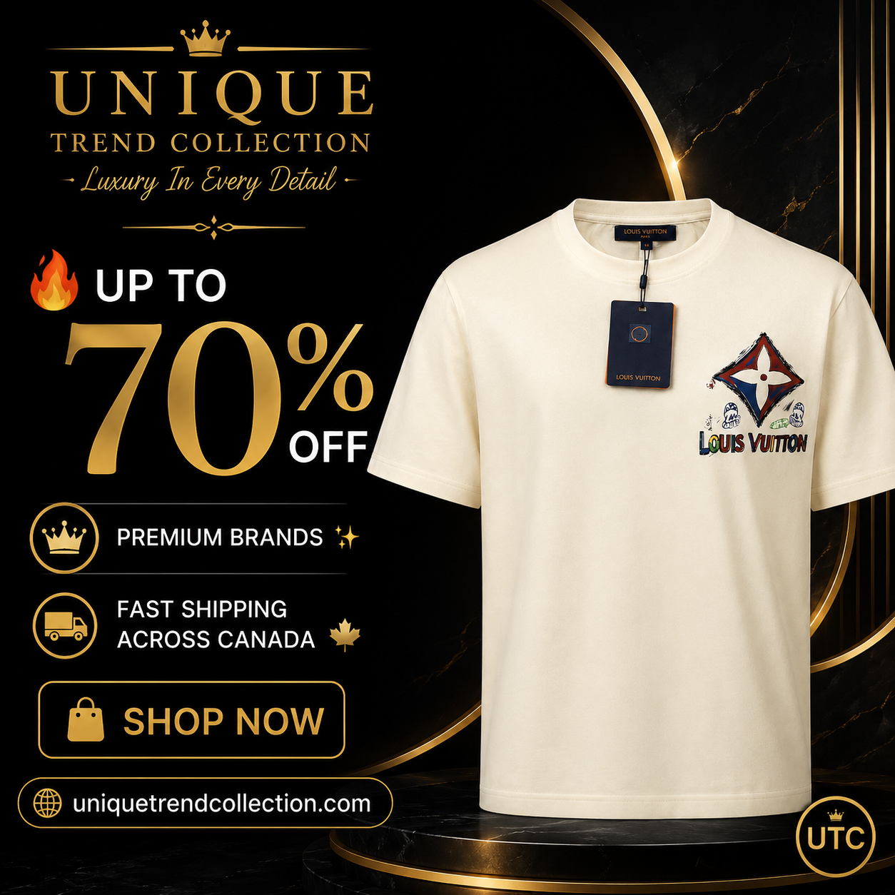 👑 Premium Men's Graphic T-Shirt | Soft Cotton Blend | Luxury Casual Crew Neck | Ivory White
