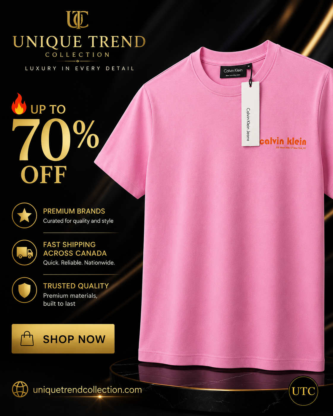 🌸✨ Calvin Klein Jeans Premium Pink Logo T-Shirt 👕 | 100% Authentic 💎 Soft Cotton Crew Neck | Luxury Everyday Style 🔥
