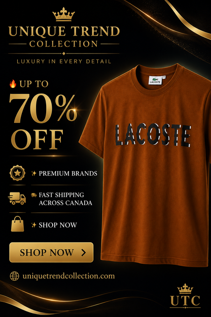 Premium Men's Rust Brown Cotton T-Shirt | Soft Crew Neck Casual Tee