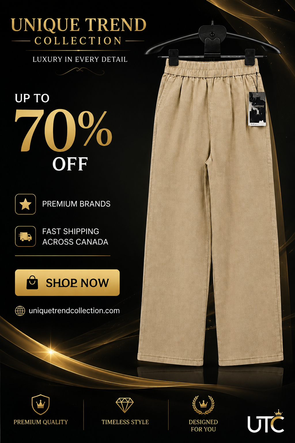 LIMORE Women’s Beige Wide-Leg Palazzo Pants | Elastic Waist