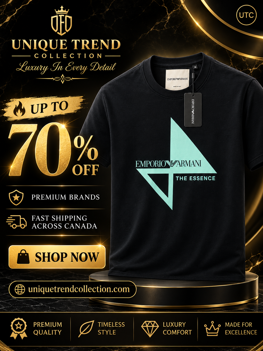 🖤 Premium Men's Graphic T-Shirt 👕 | Soft Cotton Blend | Modern Casual Fit | Black