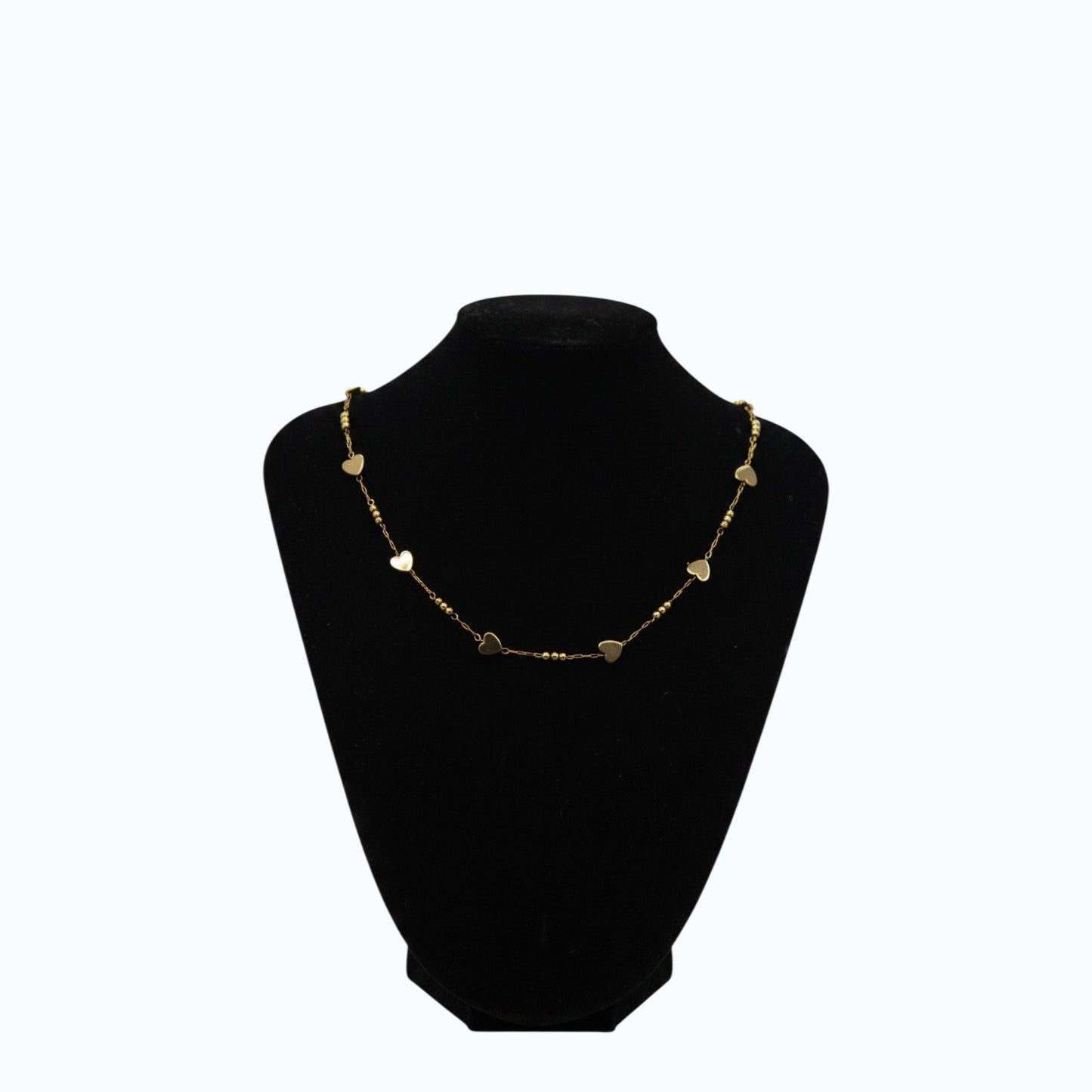 💖 Heart Charm Gold Necklace for Women | Dainty Heart Chain Necklace | Minimalist Luxury Jewelry Gift
