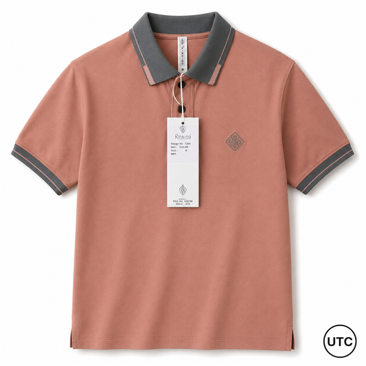 🏆 Premium Men's Polo Shirt | Soft Cotton Blend | Smart Casual | Dusty Rose 👕