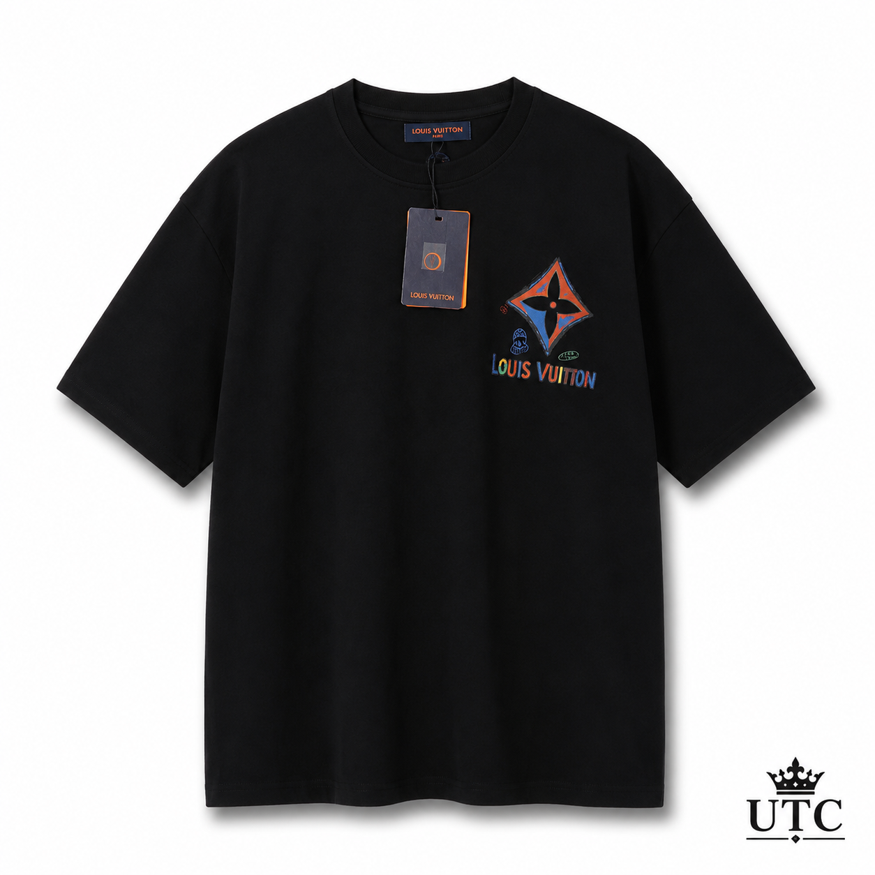 Premium Men's Black Oversized Cotton T-Shirt | Soft Crew Neck Casual Tee