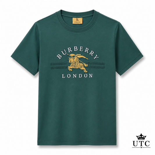 Premium Men's Forest Green Cotton T-Shirt | Soft Crew Neck Casual Tee