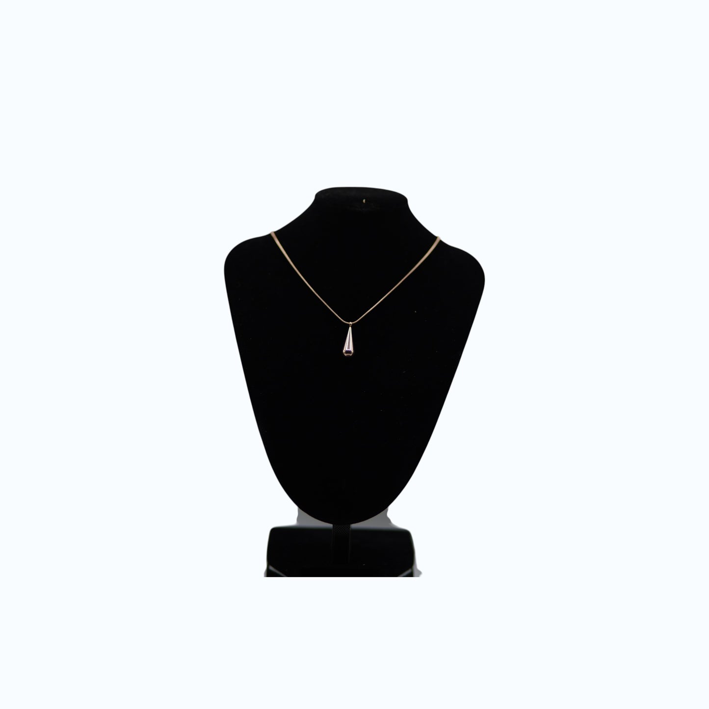 Luxury Crystal Teardrop Necklace – Gold Plated Elegant Pendant for Women