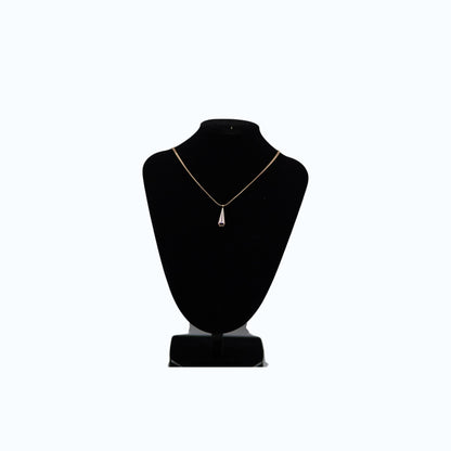 Luxury Crystal Teardrop Necklace – Gold Plated Elegant Pendant for Women