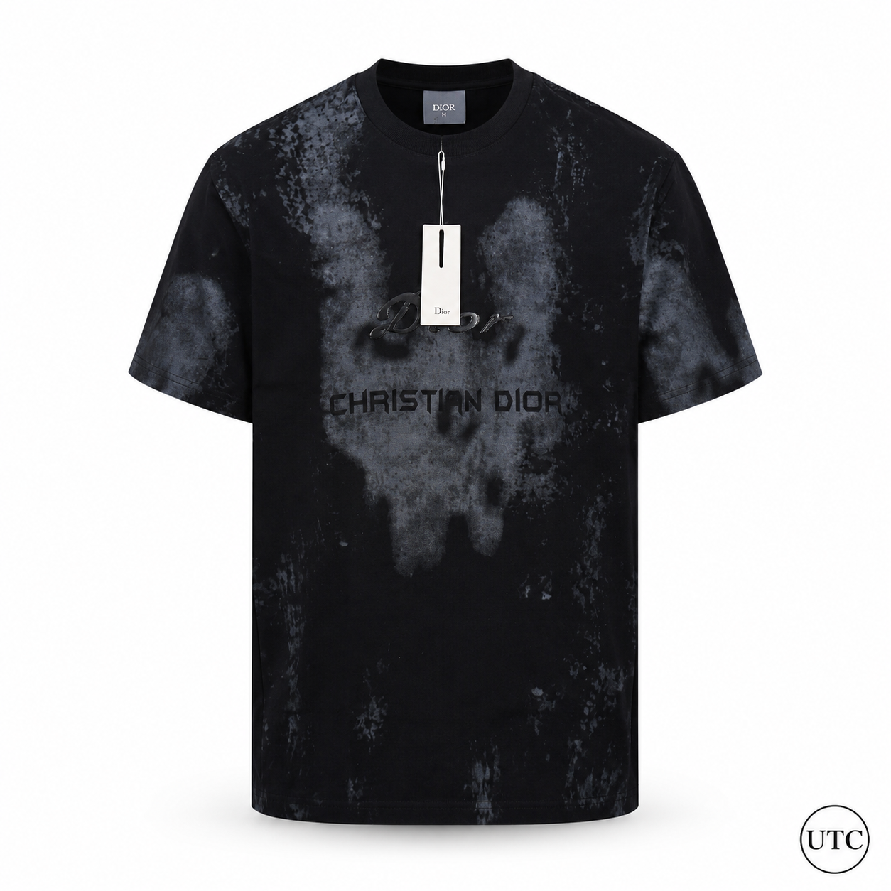 Premium Men's Black Graphic Crew Neck T-Shirt | Soft Cotton Blend | Modern Fit