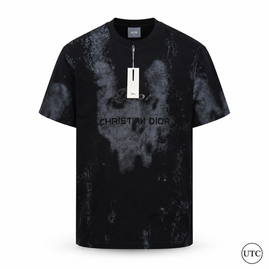 Premium Men's Black Graphic Crew Neck T-Shirt | Soft Cotton Blend | Modern Fit