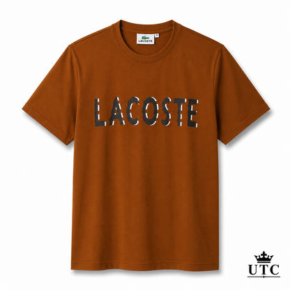 Premium Men's Rust Brown Cotton T-Shirt | Soft Crew Neck Casual Tee