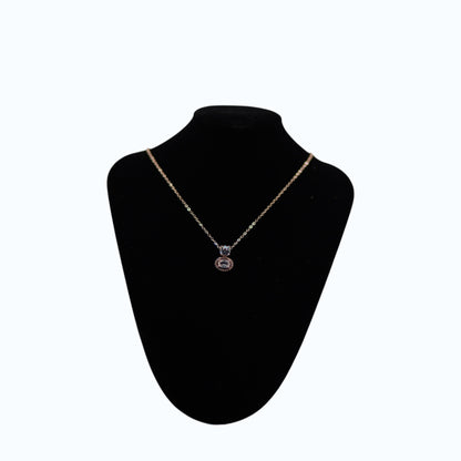 ✨ Rose Gold Crystal Halo Pendant Necklace | Elegant Sparkle Jewelry Gift for Women 💎