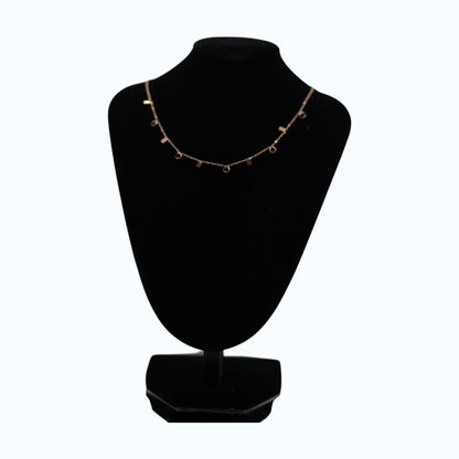 ✨ Elegant Rose Gold Charm Necklace ✨