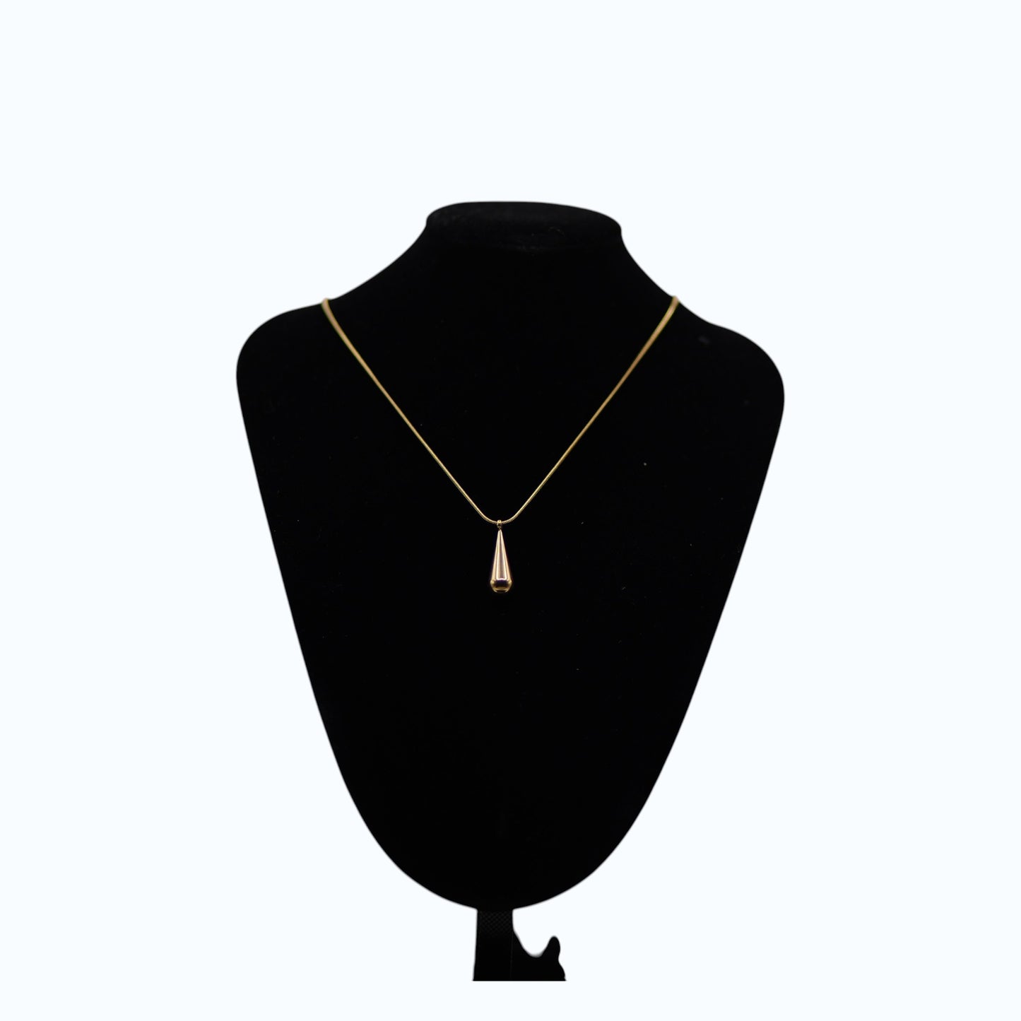 ✨ Elegant Gold Teardrop Pendant Necklace for Women | Minimalist Luxury Jewelry | Perfect Gift for Her