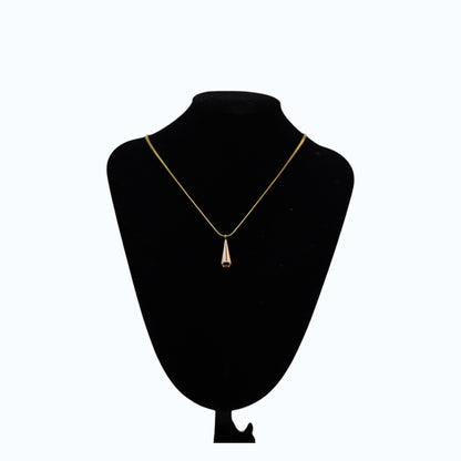 ✨ Elegant Gold Teardrop Pendant Necklace for Women | Minimalist Luxury Jewelry | Perfect Gift for Her