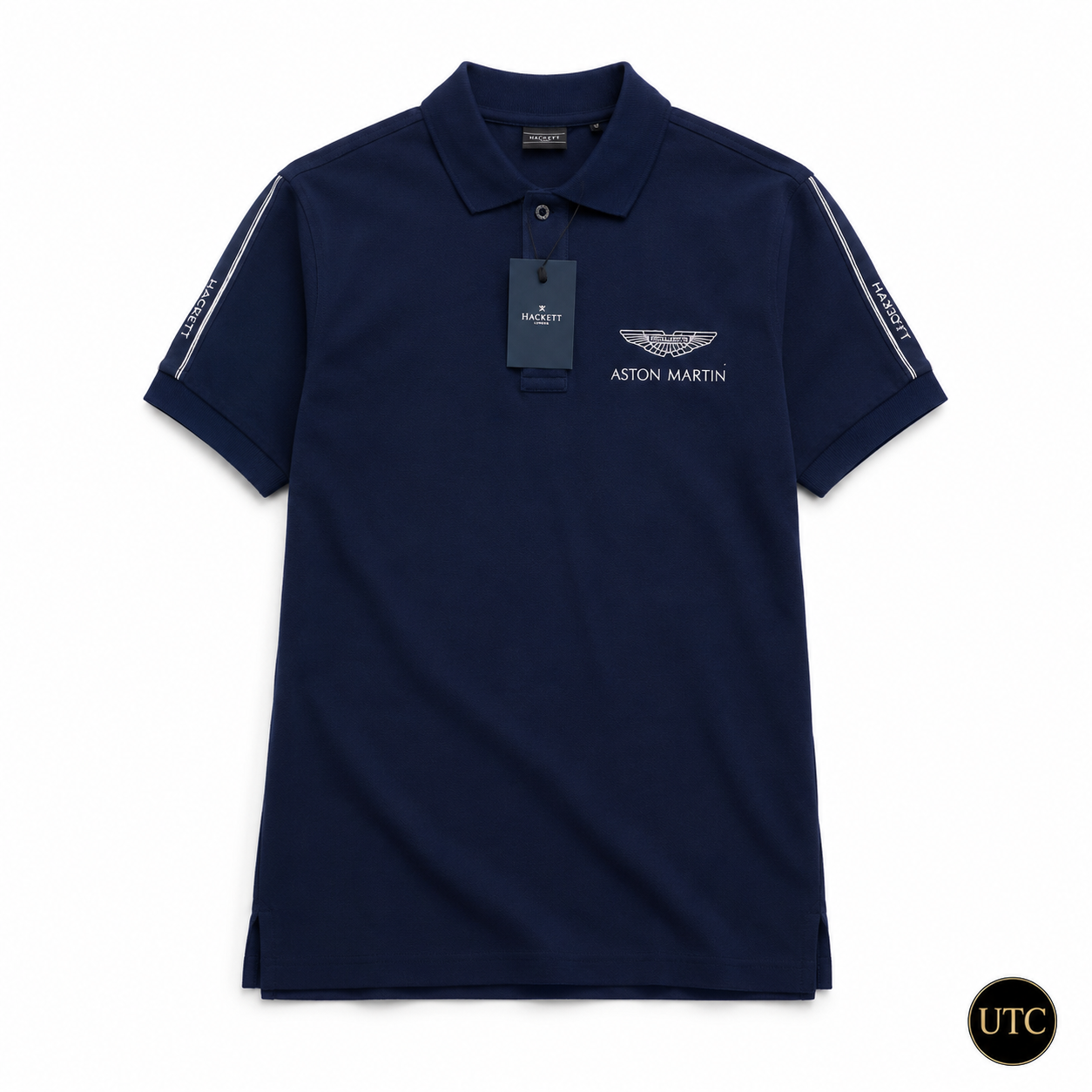Premium Men's Navy Cotton Polo Shirt | Soft Comfort Casual Golf & Business Polo