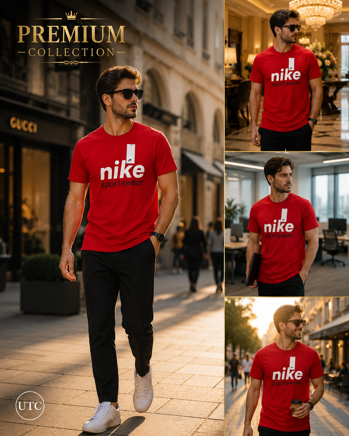 🔥 Premium Men's Graphic T-Shirt | Soft Cotton Blend | Everyday Comfort | Red