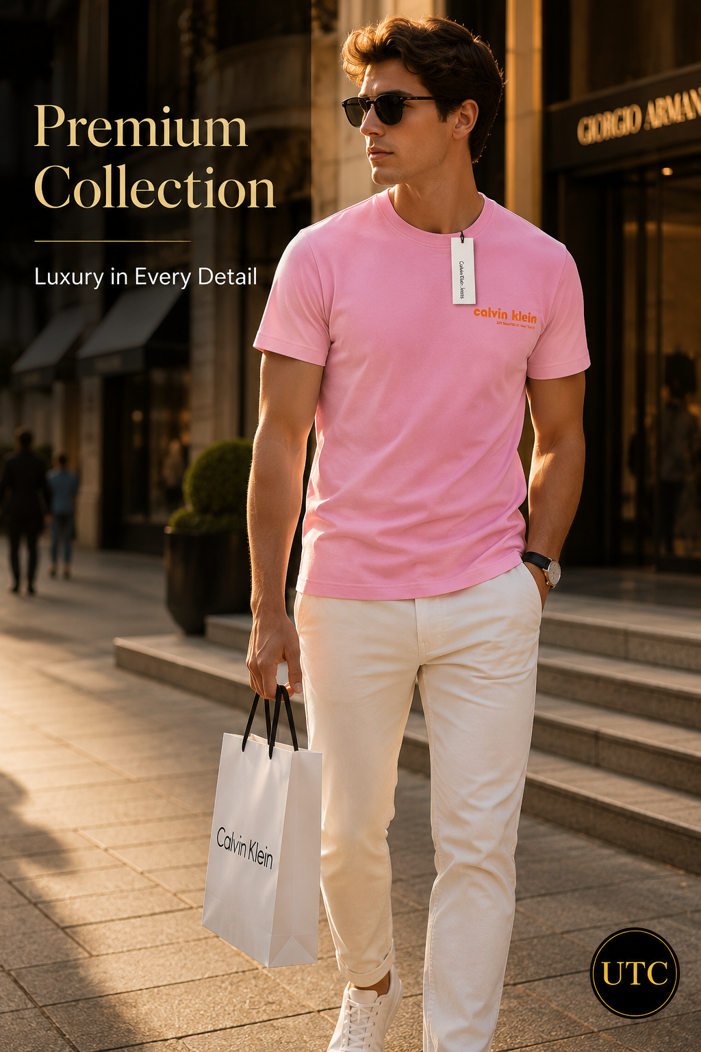 🌸✨ Calvin Klein Jeans Premium Pink Logo T-Shirt 👕 | 100% Authentic 💎 Soft Cotton Crew Neck | Luxury Everyday Style 🔥