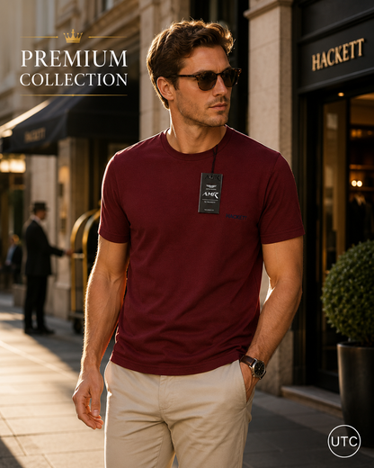 🔥 Premium Men's Crew Neck T-Shirt | Soft Cotton Blend | Luxury Everyday Style 👕