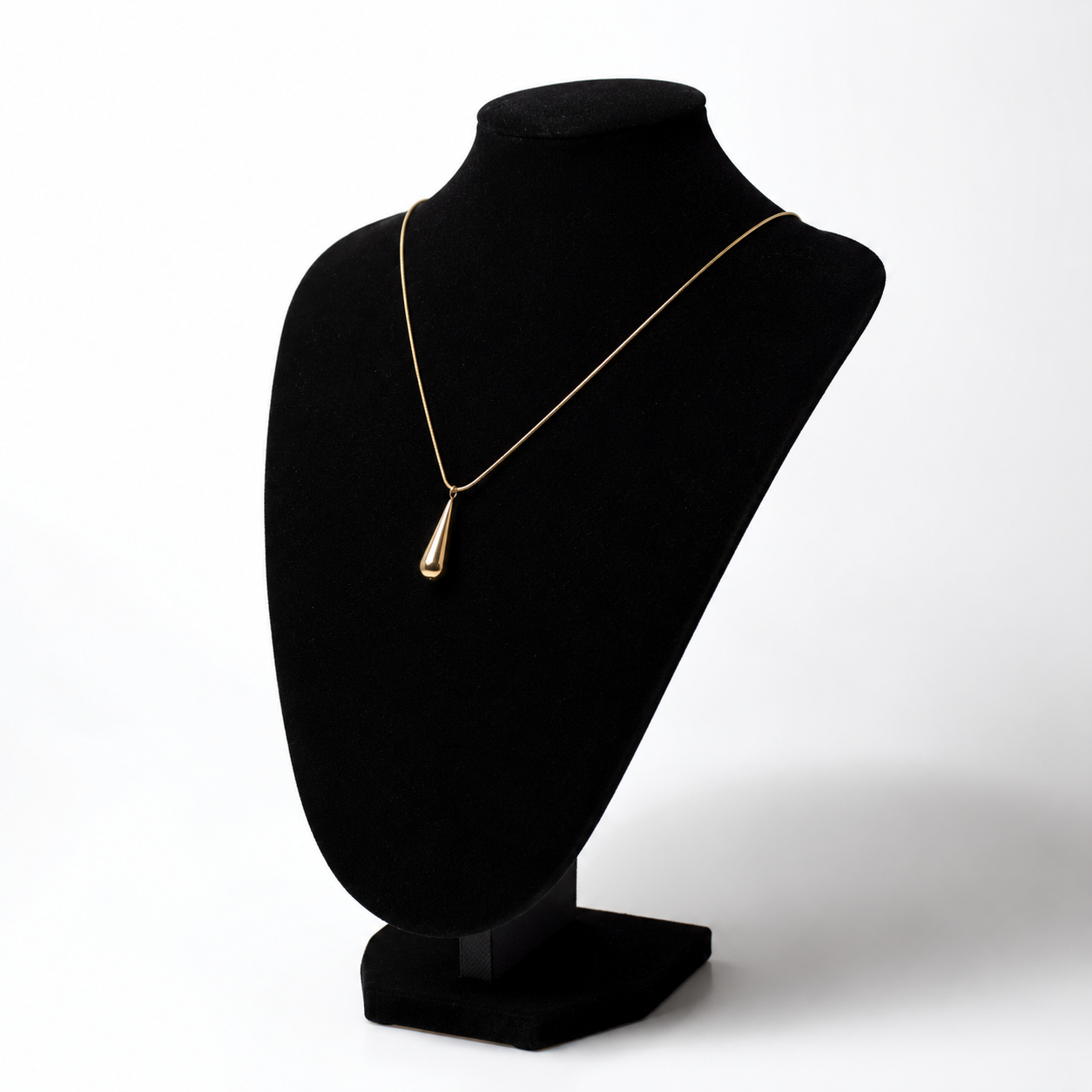 ✨ Elegant Gold Teardrop Pendant Necklace for Women | Minimalist Luxury Jewelry | Perfect Gift for Her