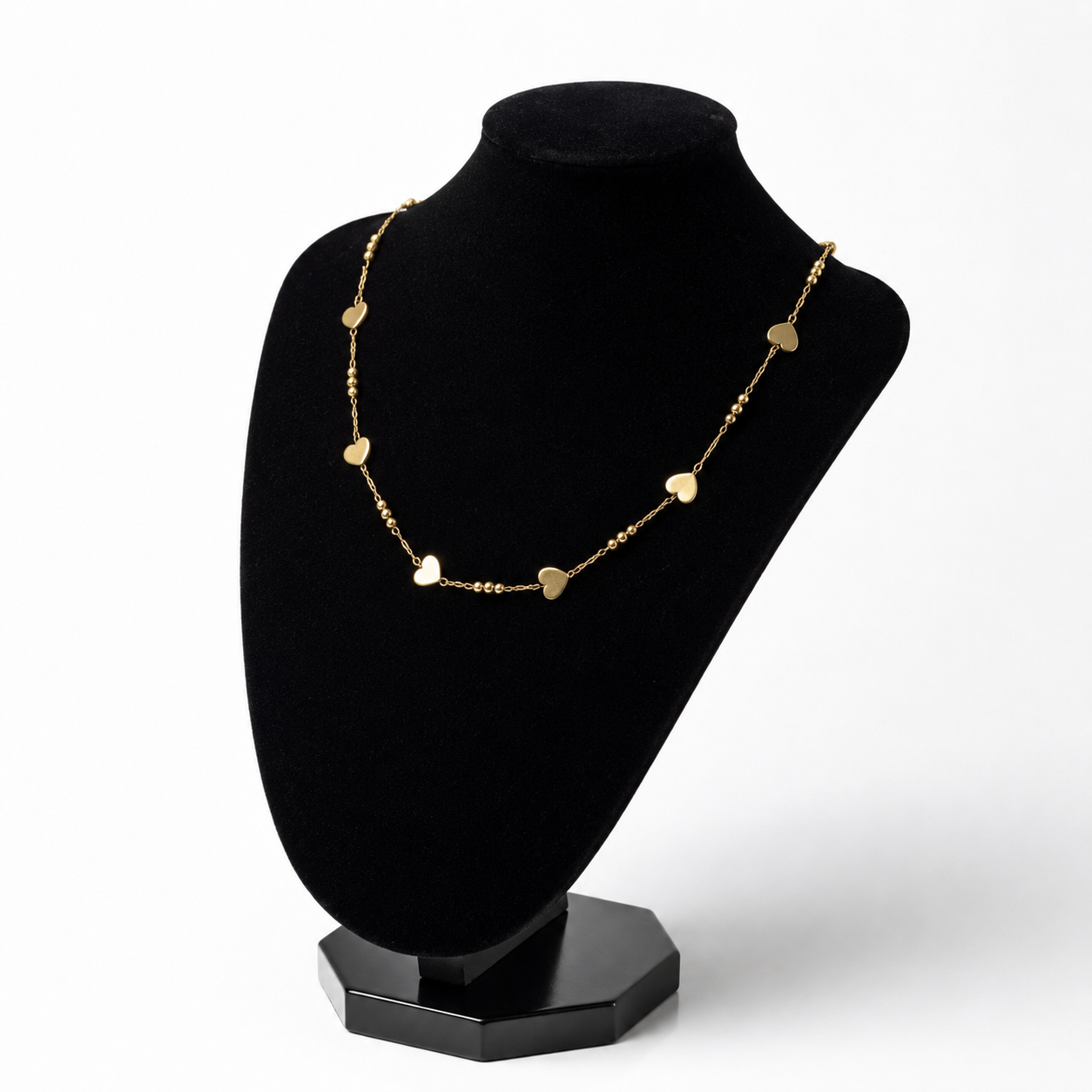 💖 Heart Charm Gold Necklace for Women | Dainty Heart Chain Necklace | Minimalist Luxury Jewelry Gift