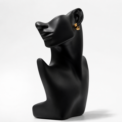 ✨ Elegant Gold Crystal Hoop Earrings for Women | Luxury Everyday Earrings 💎