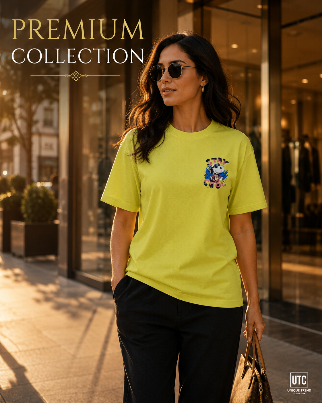 Formal Girl Women’s Lime Green Graphic T-Shirt – Casual Crew Neck Short Sleeve Tee
