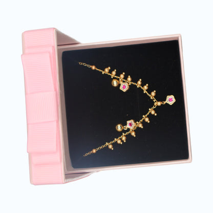 💜 Luxury Gold Purple Crystal Necklace & Earrings Set for Women | Premium Elegant Jewelry Gift ✨