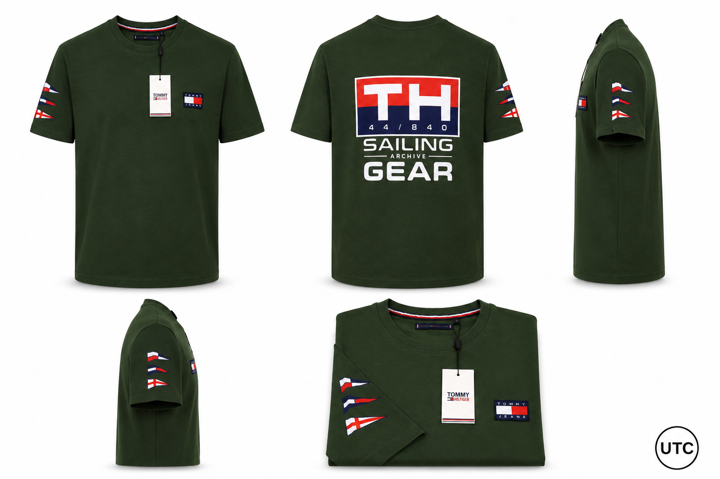 💚 Premium Men's Olive Green Crew Neck T-Shirt | Modern Casual Luxury | Soft Cotton Blend ✨