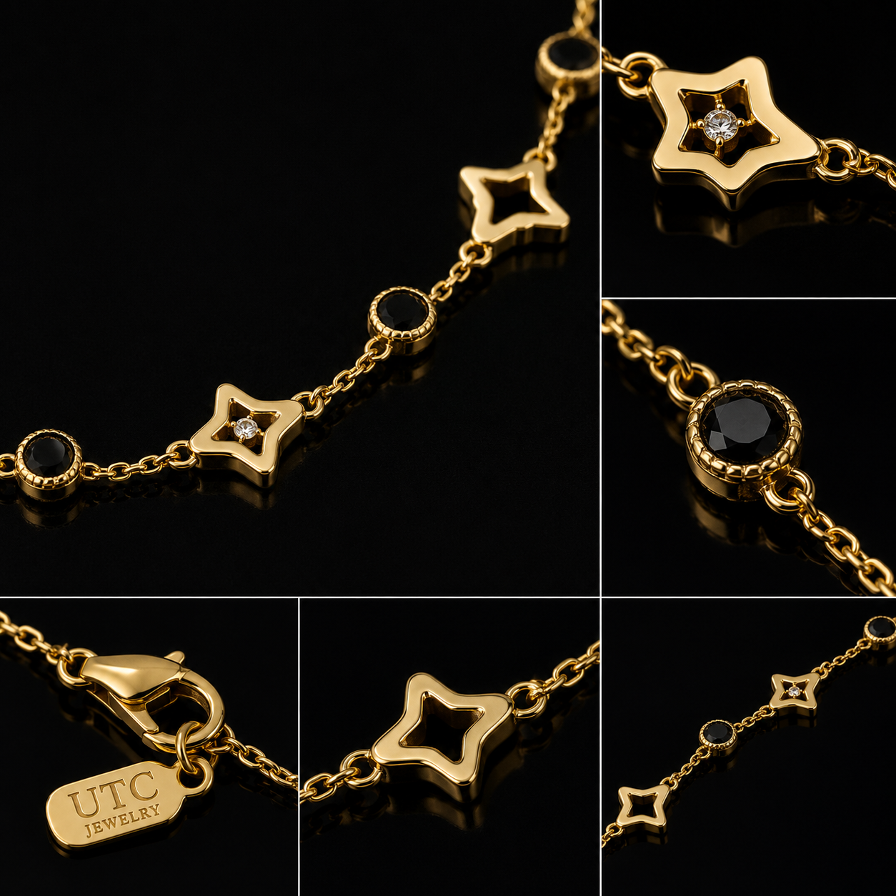💎 Gold Star Charm Necklace for Women ✨ Dainty Luxury Chain Necklace | Elegant Everyday Jewelry Gift for Her 🎁