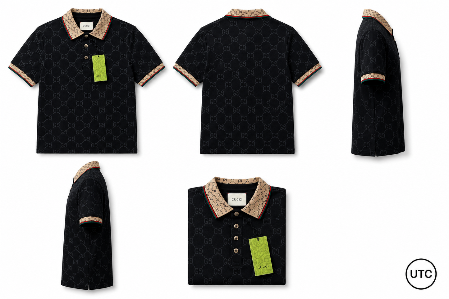 👑 Premium Men's Luxury Polo Shirt 👕 | Soft Cotton Blend | Designer-Inspired Smart Casual | Black