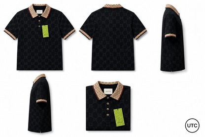 👑 Premium Men's Luxury Polo Shirt 👕 | Soft Cotton Blend | Designer-Inspired Smart Casual | Black