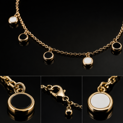 ✨ Elegant Gold Charm Necklace | Minimalist Luxury Pendant Chain | Unique Trend Collection