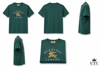 Premium Men's Forest Green Cotton T-Shirt | Soft Crew Neck Casual Tee