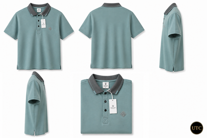 🩵 Premium Men's Polo Shirt 👕✨ | Modern Comfort | Breathable Cotton | Smart Casual