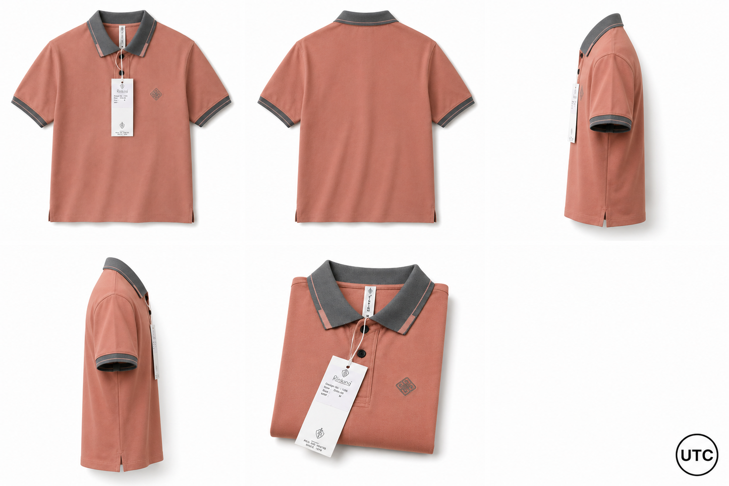 🏆 Premium Men's Polo Shirt | Soft Cotton Blend | Smart Casual | Dusty Rose 👕
