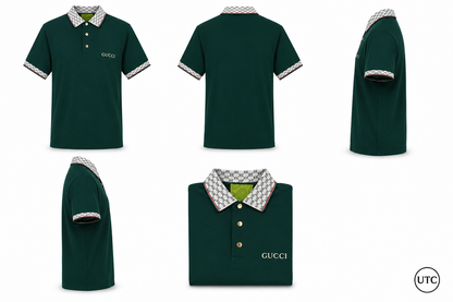 💎 Premium Men's Luxury Polo Shirt 👕 | Modern Smart Casual | Soft Cotton Blend | Emerald Green