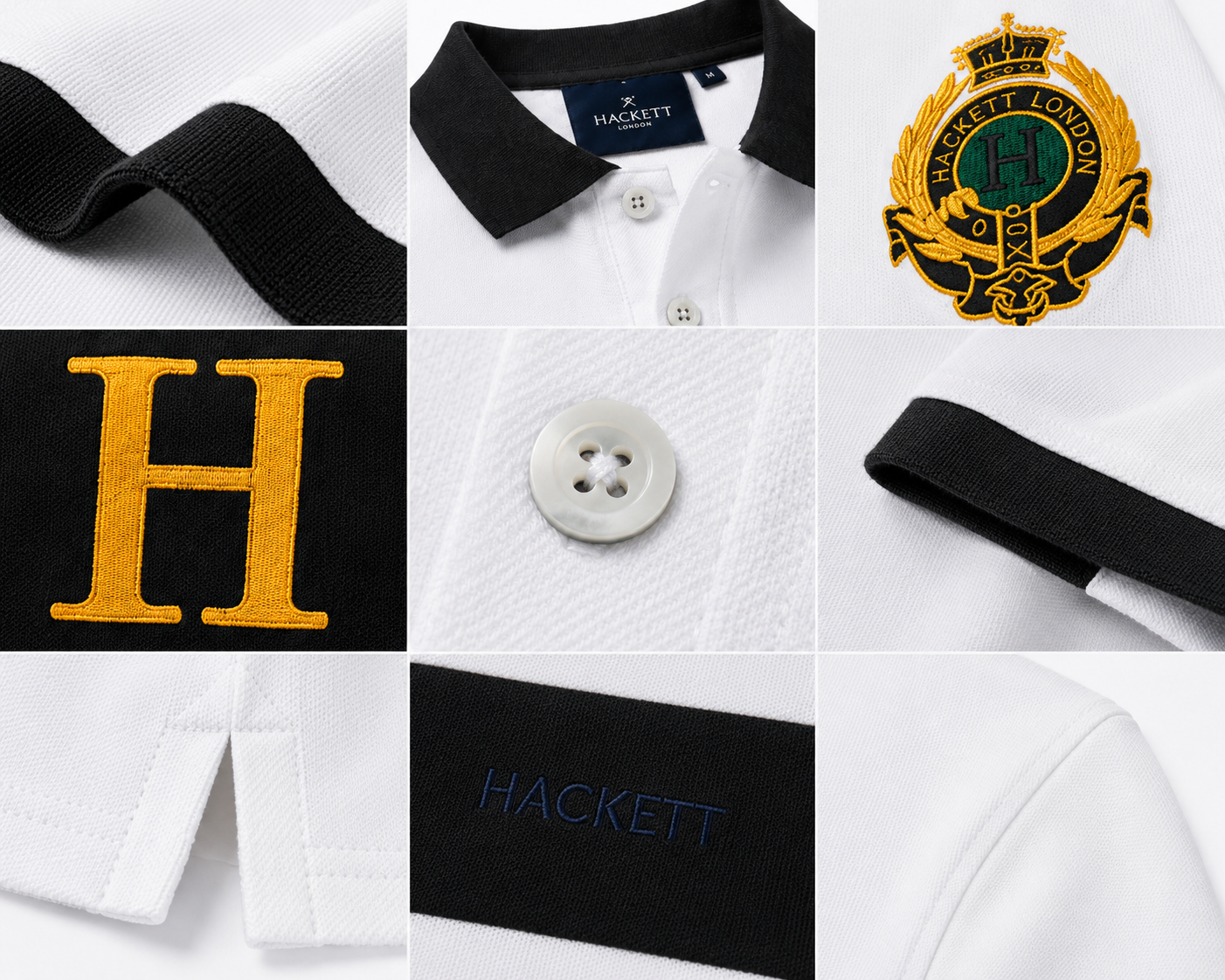 👕✨ Premium Men's Color Block Polo Shirt | Luxury Cotton Blend | Modern Smart Casual