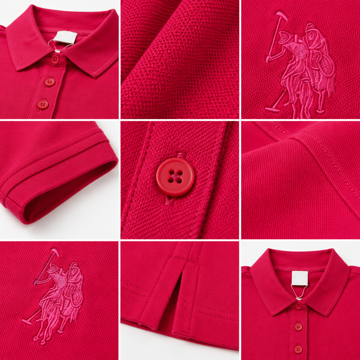 U.S. Polo Assn. Women's Premium Pink Classic Polo Shirt | Soft Cotton Casual Top