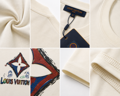 👑 Premium Men's Graphic T-Shirt | Soft Cotton Blend | Luxury Casual Crew Neck | Ivory White