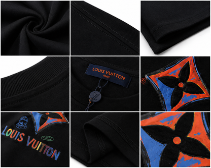 Premium Men's Black Oversized Cotton T-Shirt | Soft Crew Neck Casual Tee
