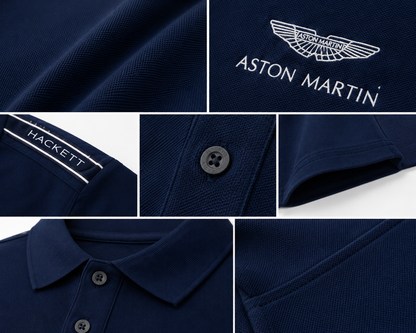Premium Men's Navy Cotton Polo Shirt | Soft Comfort Casual Golf & Business Polo
