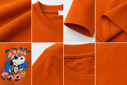 Women’s Premium Orange Graphic T-Shirt – Stay Cool Casual Crew Neck Tee