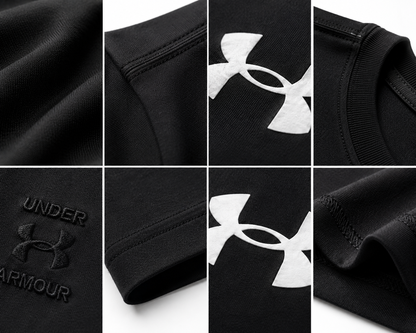 Under Armour Men's Sportstyle Big Logo T-Shirt – Black | Premium Cotton Athletic Tee