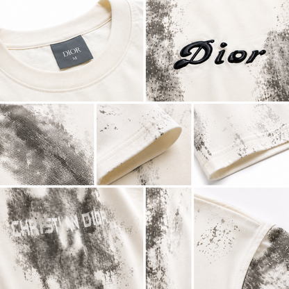 Premium Men's White Graphic Crew Neck T-Shirt | Soft Cotton Blend | Modern Fit