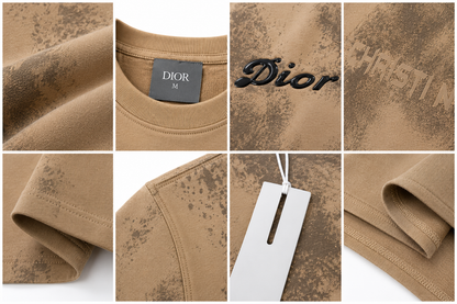 Premium Men's Beige Graphic Crew Neck T-Shirt | Soft Cotton Blend
