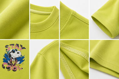 Formal Girl Women’s Lime Green Graphic T-Shirt – Casual Crew Neck Short Sleeve Tee